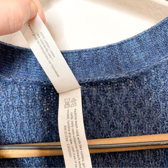 Aeropostale Blue Knit Button Front‎ Knit Cardigan Sweater XS - Picture 6 of 6